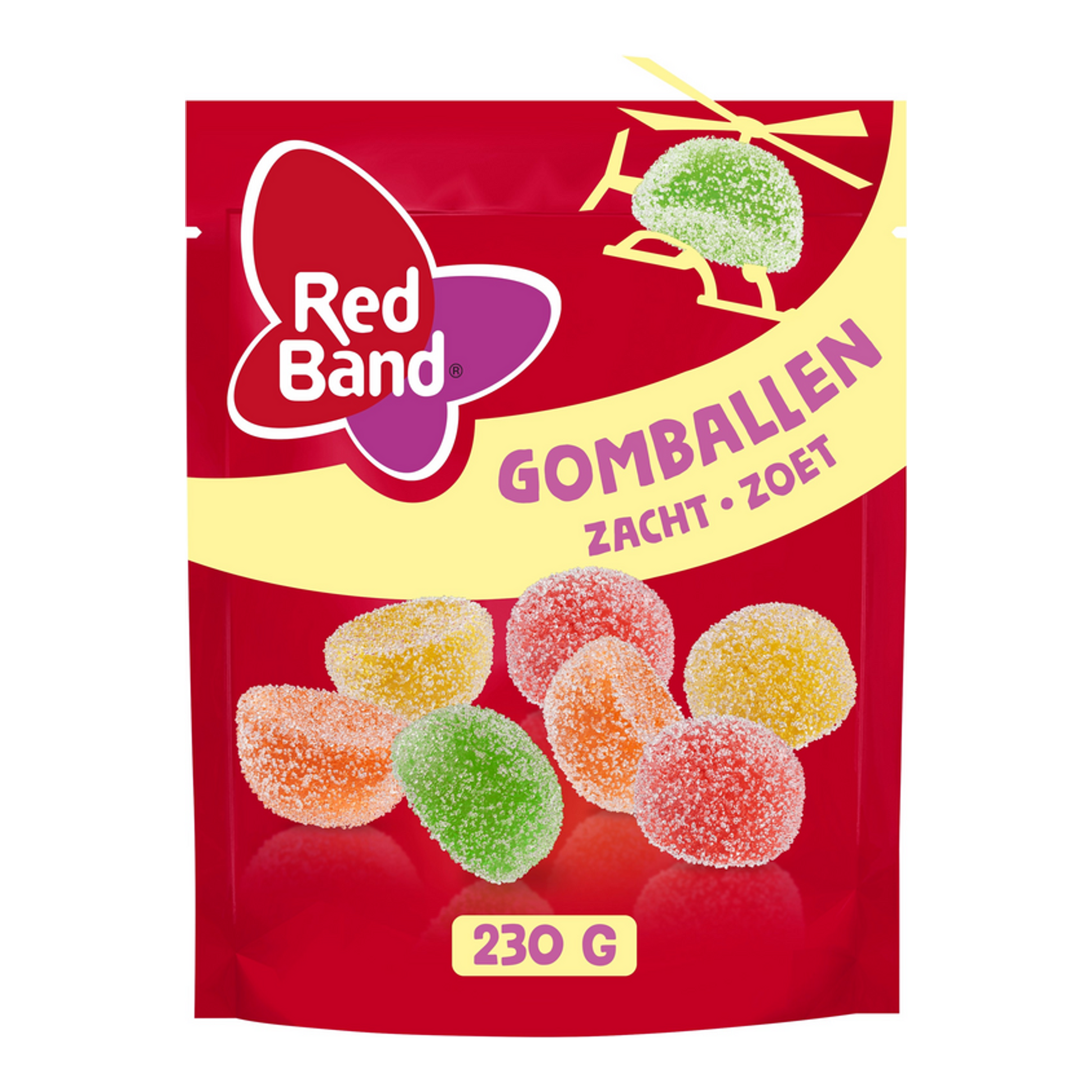 Boules de gomme à bande rouge (10x 230gr)