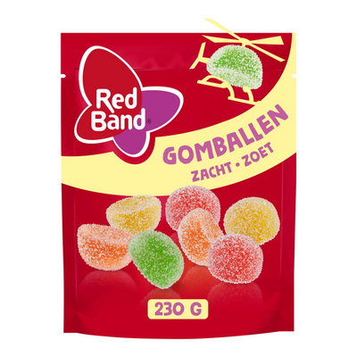 Boules de gomme à bande rouge (10x 230gr)