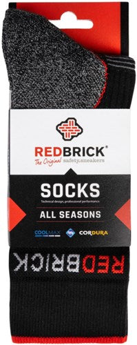 Chaussettes toutes saisons Redbrick 25103 | gris noir | taille 42 - 00.083.019.39