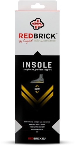 Semelle intérieure Redbrick basse 1000033 | noir | taille 47 - 00.083.023.47