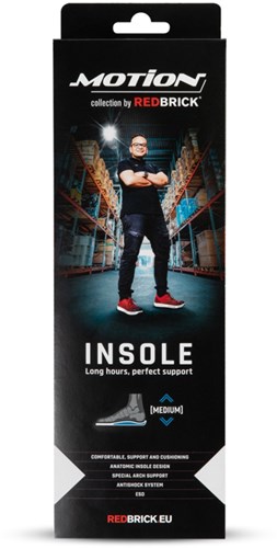 Semelle intérieure Redbrick motion moyenne 1000037 | noir | taille 40 - 00.197.012.40