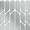 Rie:sel design set d'autocollants réfléchissants 'reflex' argent
