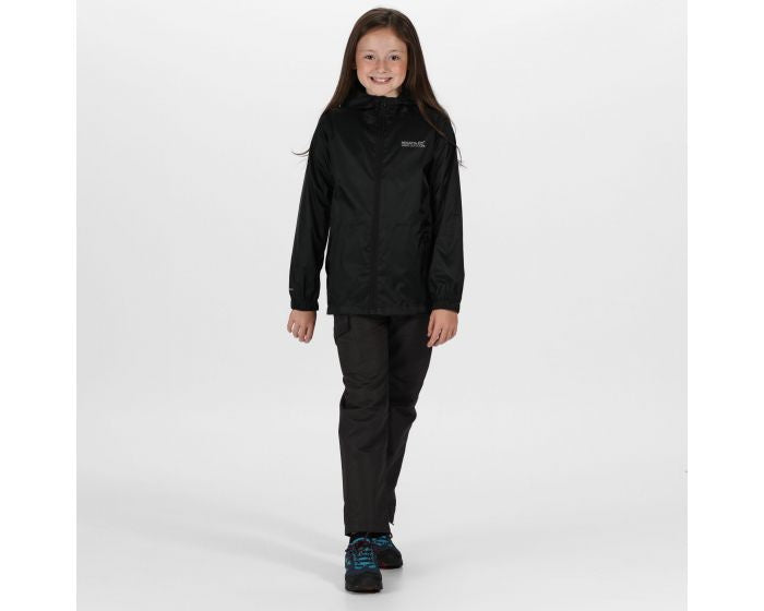 Regatta Pack it jacket junior noir taille 135-140