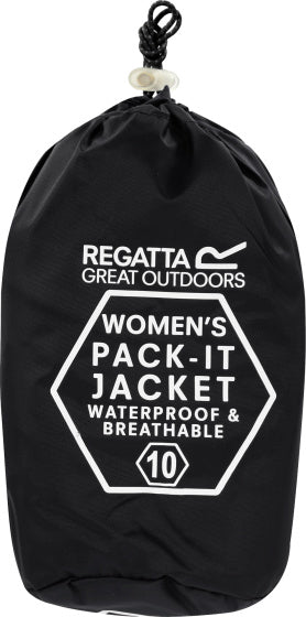 Veste de pluie Regatta Pack-It III femme noire taille XXL