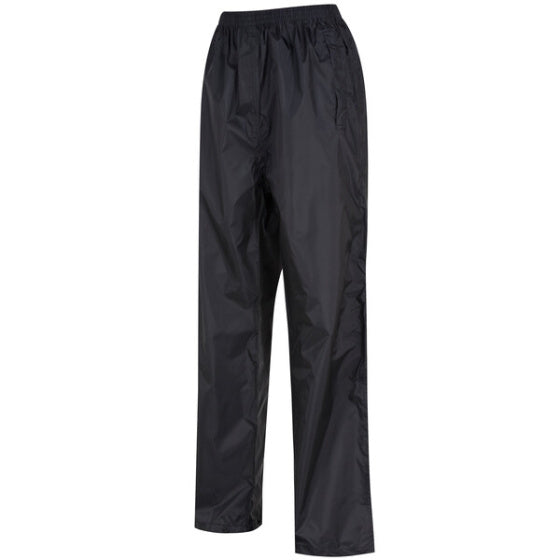 Regatta Emballez-le o pantalon de pluie dames noires taille m