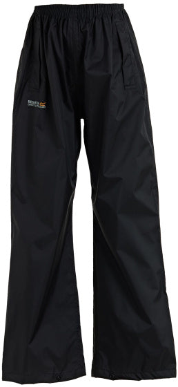 Regatta Pantalon de pluie Pack It junior noir taille 15-16 ans