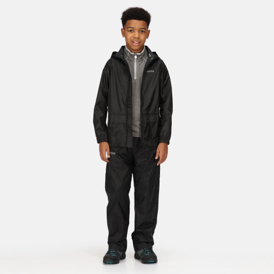 Regatta Pantalon de pluie Pack It junior noir taille 15-16 ans