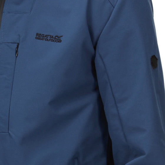 Regatta Overmaor Softshellcoat Men Blue Taille xl