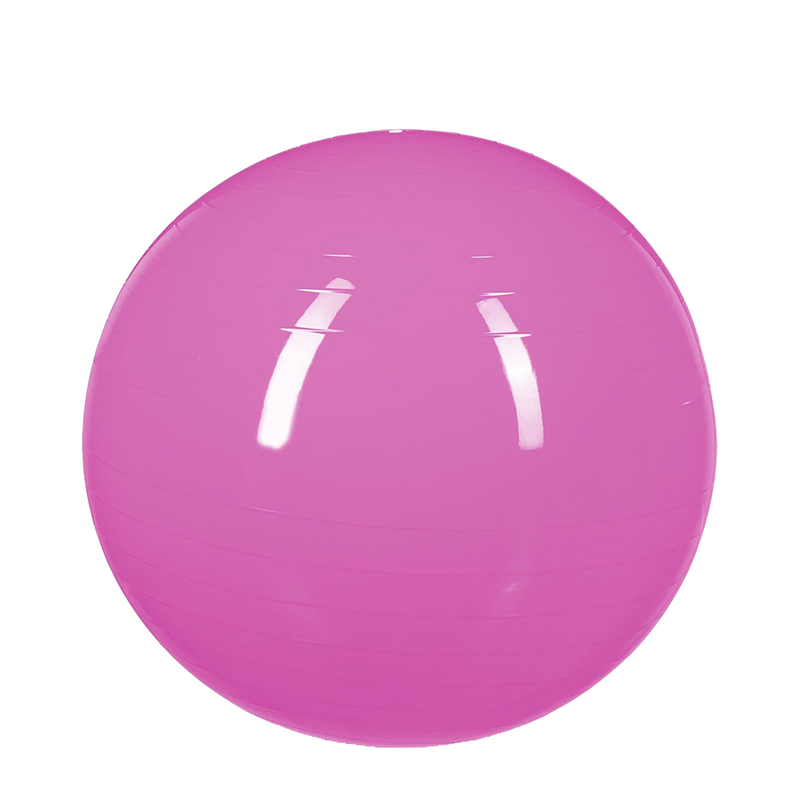 Ballon de gymnastique Relaxdays rose ø55cm