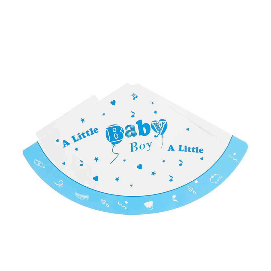 Relaxdays set de fête naissance garçon 19 pièces