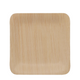 Pic relaxdays assiettes jetables bambou carré 8,5x8,5cm 25 pièces