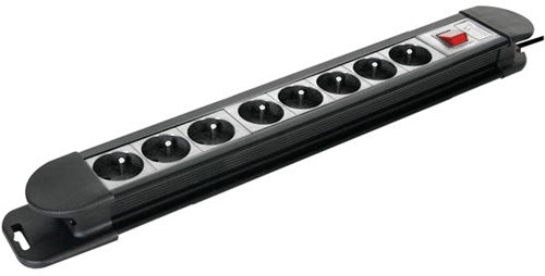 Prise électrique 1,5 m 8 voies 3x1,5 mm - relec492268 relec492268