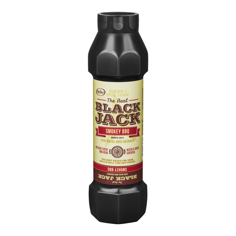 Remia burger sauce barbecue black jack smokey bbq (800ml)