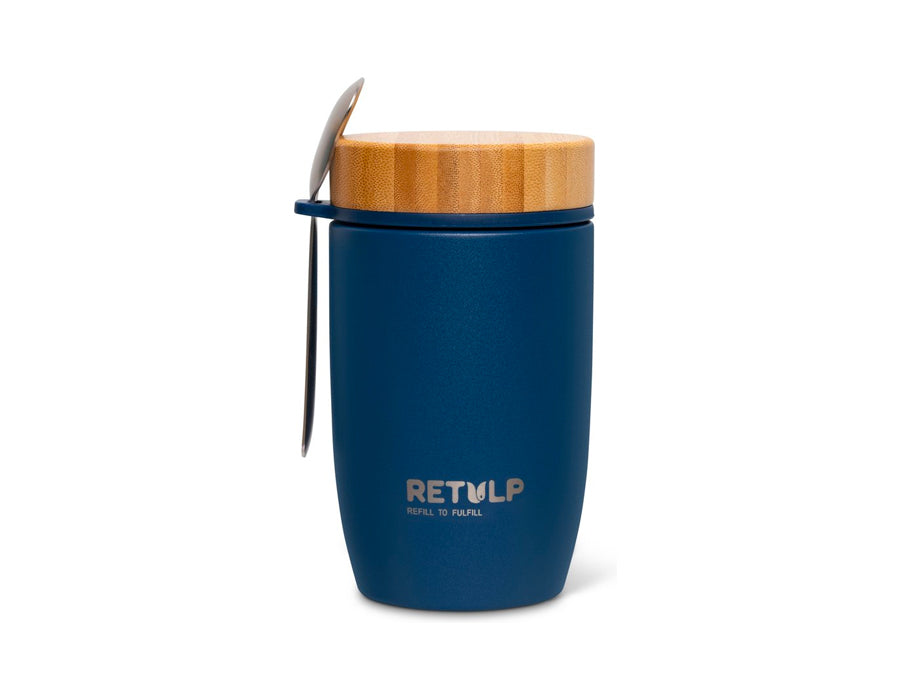 Retulp Lunch tasse tasse de tasse premium bleu 500 ml