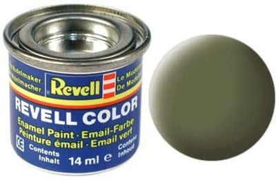 Revell - peinture de modélisme no. 68 vert foncé mat
