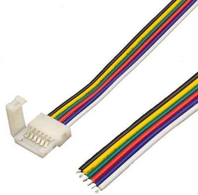 Pièce de connexion rapide RGB-CCT 6 broches 12 mm avec fil de 15 cm - 4380210