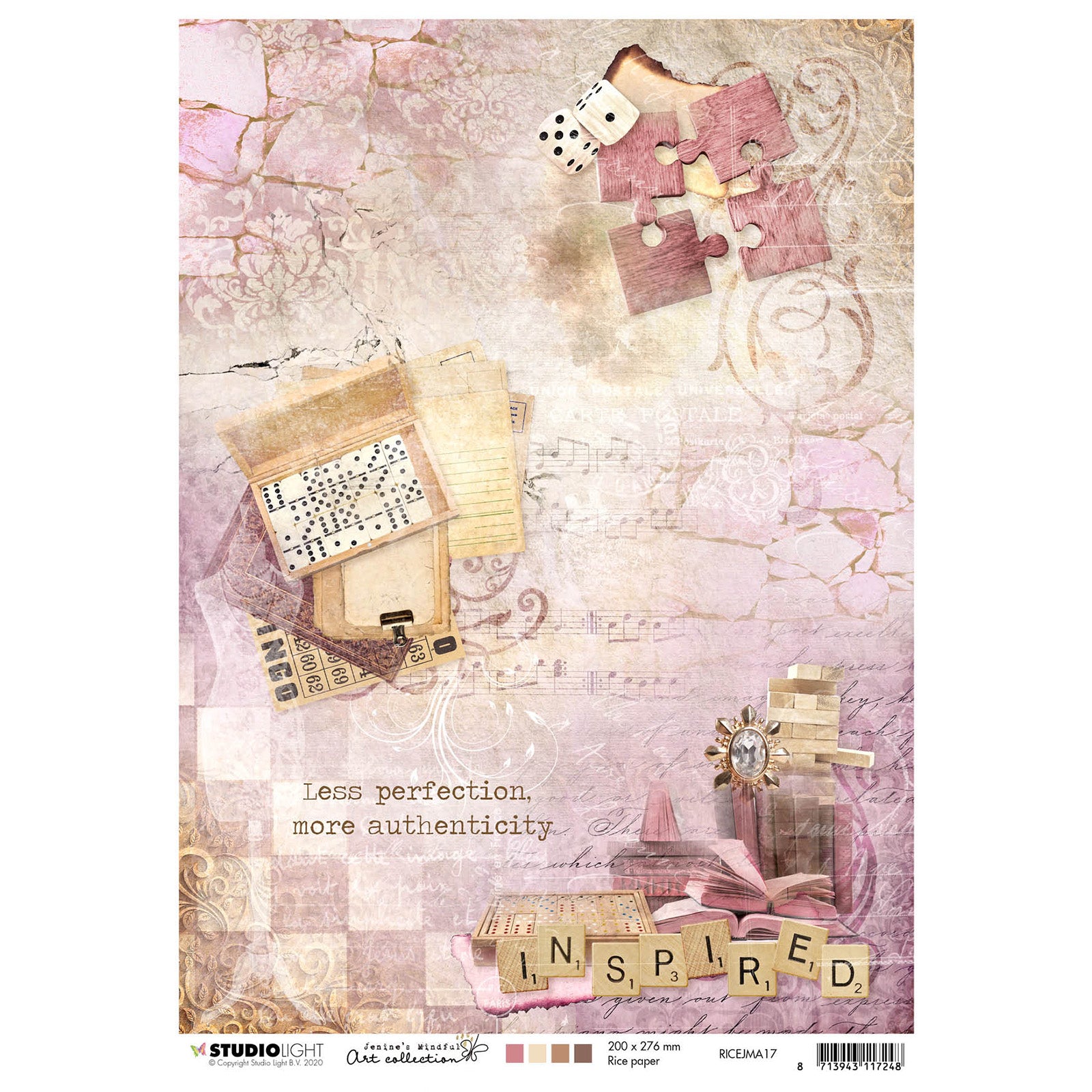 Studio light • riz a4 jenine's mindful art 3.0 no.17 1pc
