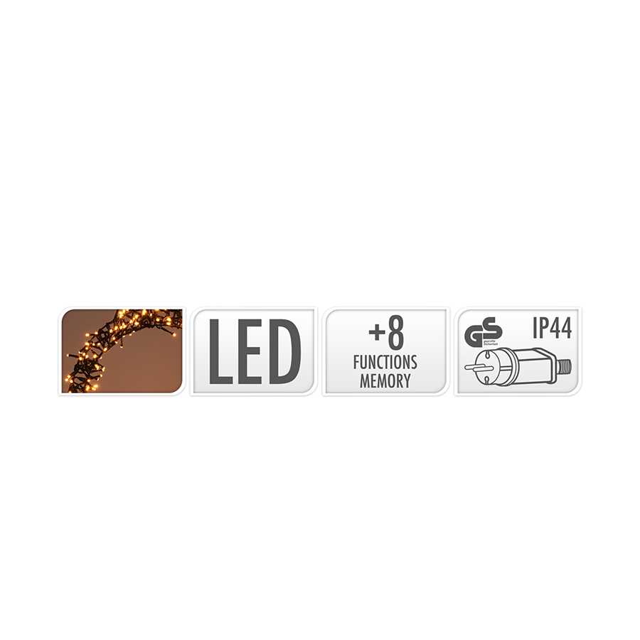 Anneau LED noir 400 LED ø48cm