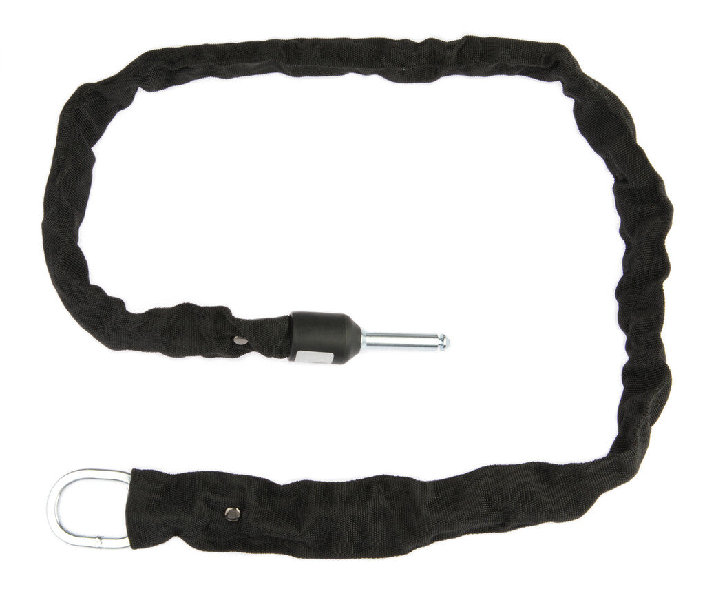 Pythonslot Ring Lock Lock Plug-In Chain 120 cm Ø 5,5 mm, noir