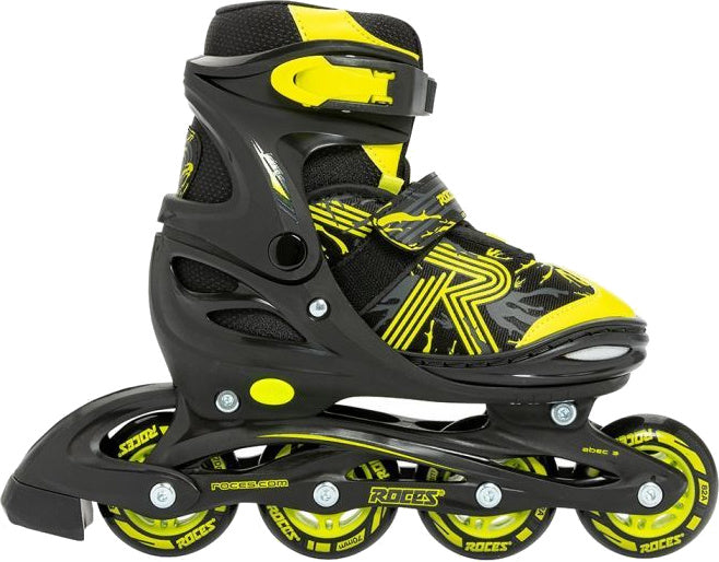 patins à roues alignées Jokey 3.0 botte souple 82A noir jaune taille 30-33