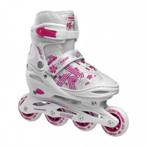 Roces Jokey 3.0 Inlineskates Softboat Girls White Rose Taille 26-29