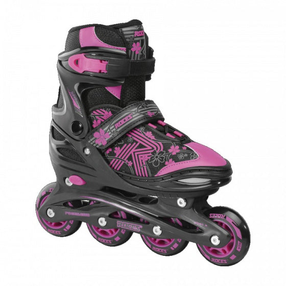 patins à roues alignées Jokey 3.0 botte souple 82A noir rose taille 38-41