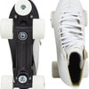 Roces rc1 roller patiner artificiel filles de cuir blanc taille 36-s