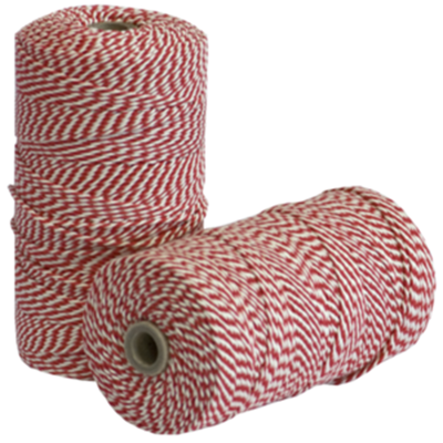 Bases de cuisine Cuisine Basques Rolade Corde 80 m rouge blanc