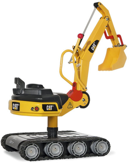 Excavatrice Rolly Toys Rollydigger XL Cat 96 cm en acier jaune