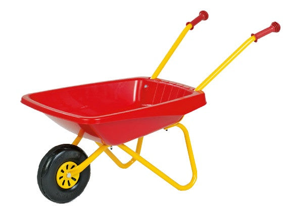 brouette en plastique junior rouge jaune