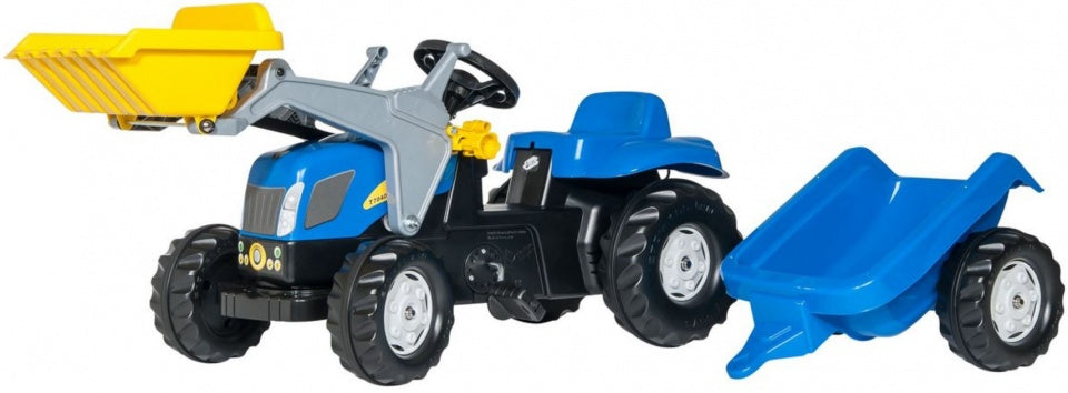 Rolly Toys Stair Tracteur Rollykid NH T7040 Junior Blue