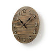 Nedis clwa002wd30 diamètre de l'horloge murale ronde 30 cm bois