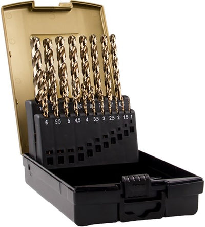 Rotec 19 pièces. forets hélicoïdaux à cassette cobalt 1,0-10,0x0,5 mm () - 900.0023a - 900.0023a