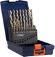 Rotec Forets hélicoïdaux à cassette plastique 19 pièces cobalt 1,0-10,0x0,5mm - 900.0023k - 900.0023k
