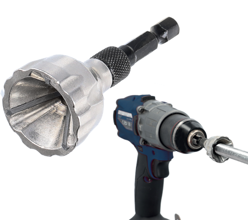 Rotec 450.1095 hm ébavureur à extrémité filetée - 450.1095