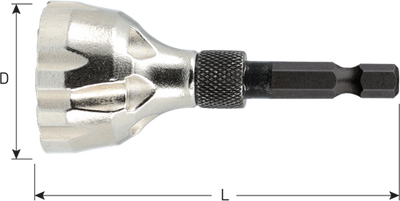 Rotec 450.1095 hm ébavureur à extrémité filetée - 450.1095