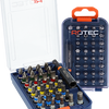 Jeu d'embouts Rotec | 34 pièces | opti-ligne | ph-pz-t-sl-h-tt-sqd + porte-embout - 827.9205