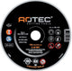 Disques à tronçonner Rotec acier inoxydable 125x1,3x22,2 a60sx - 25 pièces - 7861125