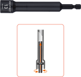 Clé à douille Rotec extra profonde | Enregistrement e6.3 bits | sw | 19x110 75mm - 822.0019 - afbeelding 2