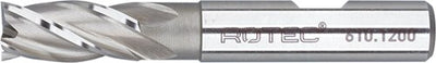 Fraise Rotec hss-e, non revêtue, ø32 - ø32x53x133xø32mm z=6 din 844-b court - 6103200