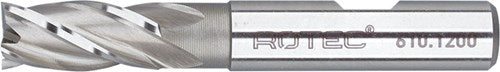 Fraise Rotec hss-e, non revêtue, ø32 - ø32x53x133xø32mm z=6 din 844-b court - 6103200
