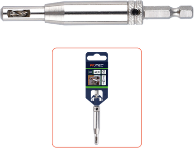 Foret à charnière Rotec HSS | 1 4 bits opn. e6.3 | ø2,75 (vis ø4-4,5) - 268.0003