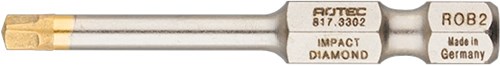 Imp rotec act insert bit sqd 3 l=50mm e 6.3 diamant - 5 pièce(s) - 8173303