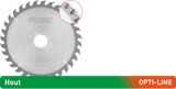 Lame de scie circulaire Rotec opti-line hm pour machines portatives | ø160x2,2x20 | z=48 | tf-uni - 553.0132 - afbeelding 1