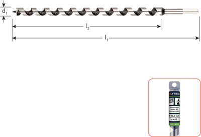 Perceuse à tuyau Rotec silver-line | ø5x155x230 - 240.0500