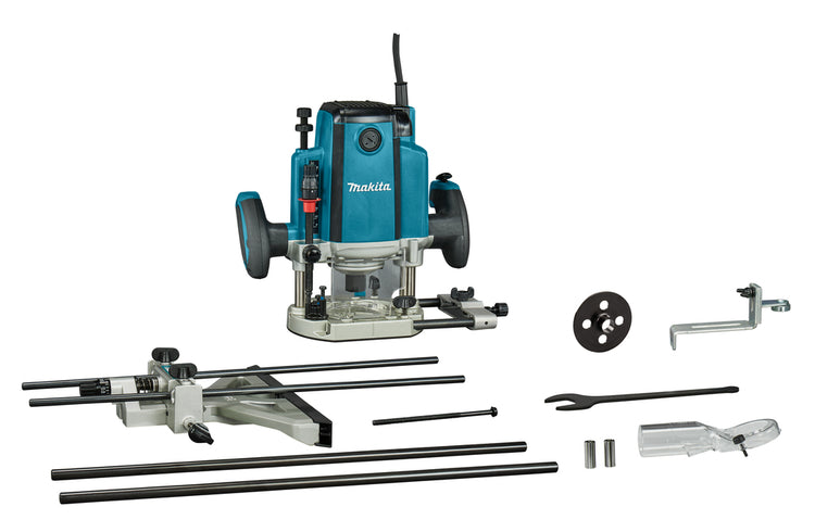 Makita rp1802fx04 | Routeur 230 V 1850 watts | dans la boîte | avec jeu d'accessoires - rp1802fx04