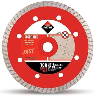 Disque diamant Rubi tcr 115 | super pro | 115 x 22,2 x 1,4 mm - 31972
