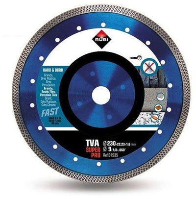 Sara rubi série tva - disque diamant - 230mm - turbo viper - superpro