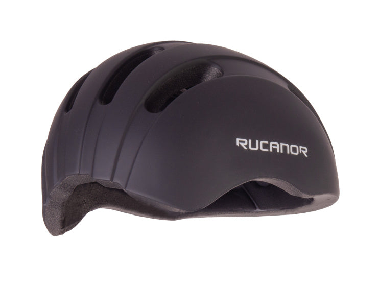 Rucanor City Flow Bicycle Casque E-Bike Ajustement noir réglable Taille 55-58 cm (M)
