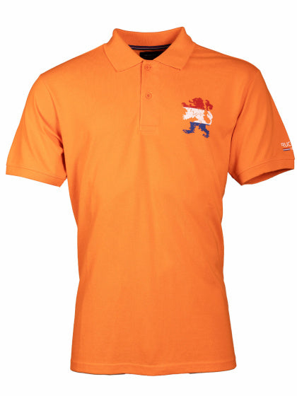 Rucanor Football Polo T-shirt à manches courtes Men Orange Taille xxl